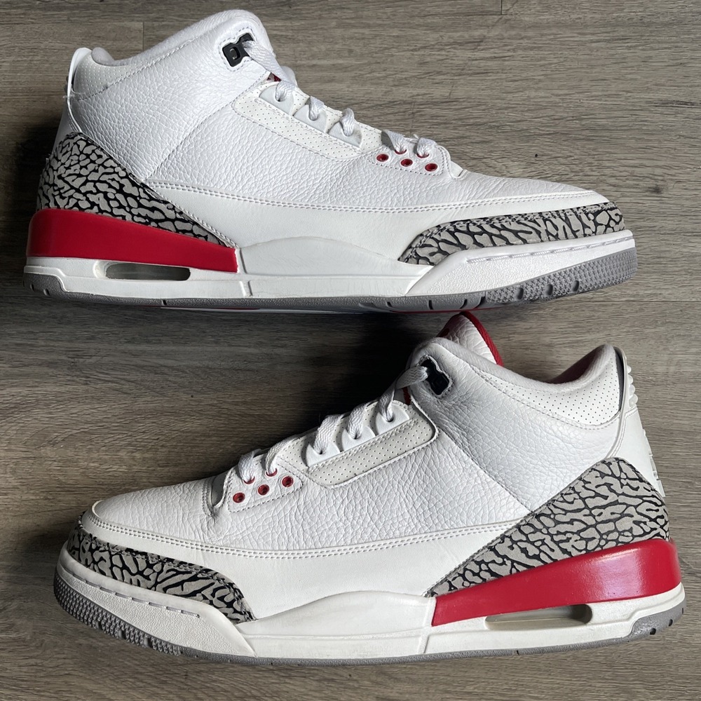 Size 14- Air Jordan 3 Retro Hall Of Fame 136064-116 - Picture 2 of 7
